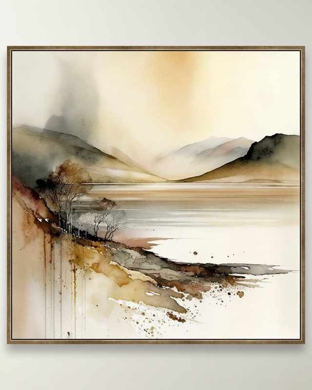 "Radiant Reflections 2" Framed Giclee